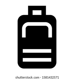 luggage icon isolated sign symbol vector illustration - high quality black style vector icons
