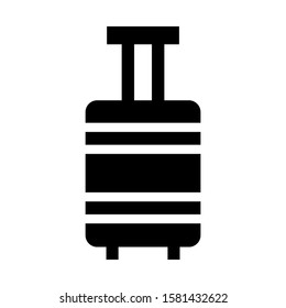 luggage icon isolated sign symbol vector illustration - high quality black style vector icons
