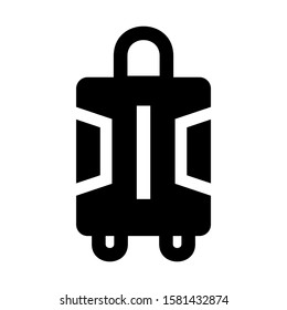 luggage icon isolated sign symbol vector illustration - high quality black style vector icons
