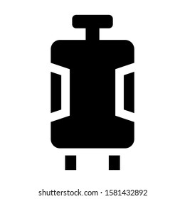 luggage icon isolated sign symbol vector illustration - high quality black style vector icons
