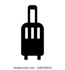 luggage icon isolated sign symbol vector illustration - high quality black style vector icons
