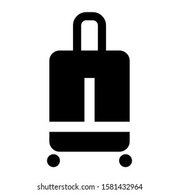 luggage icon isolated sign symbol vector illustration - high quality black style vector icons

