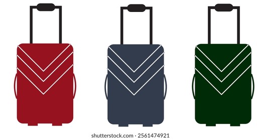 luggage icon line style vector for your design . 333