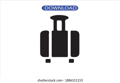 luggage icon or logo isolated sign symbol vector illustration - high quality black style vector icons.