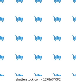 luggage icon pattern seamless white background. Editable filled luggage icon. luggage icon pattern for web and mobile.