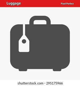 Luggage Icon. Professional, pixel perfect icons optimized for both large and small resolutions. EPS 8 format.