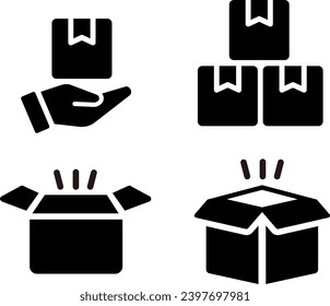 Juego de iconos de equipaje: vector