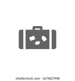 Icono de equipaje. Iconos simples vectoriales de verano para ui y ux, sitio web o aplicación móvil