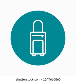 luggage icon vector