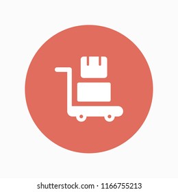 luggage icon vector