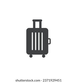 Luggage Icon Vector. Bag icon