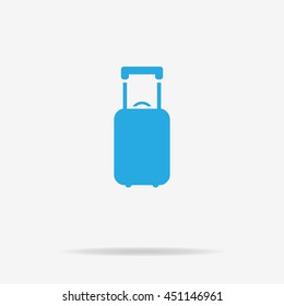 Luggage icon. Vector concept illustration for design.