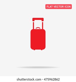 Luggage icon. Vector concept illustration for design.