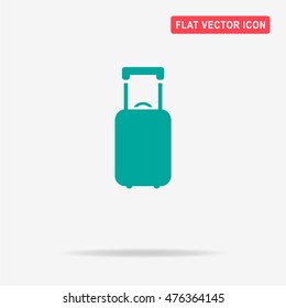 Luggage icon. Vector concept illustration for design.
