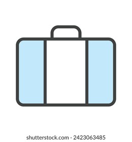 Luggage icon vector design template