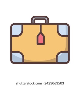 Luggage icon vector design template