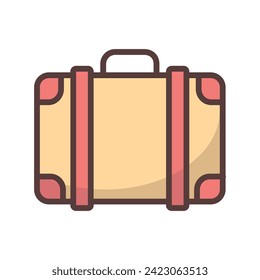 Luggage icon vector design template