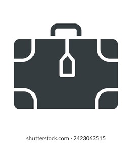 Luggage icon vector design template