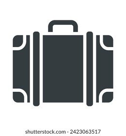 Luggage icon vector design template