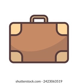 Luggage icon vector design template
