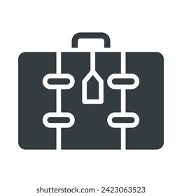 Luggage icon vector design template
