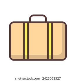 Luggage icon vector design template
