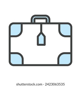 Luggage icon vector design template