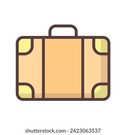 Luggage icon vector design template