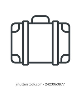 Luggage icon vector design template