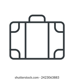 Luggage icon vector design template