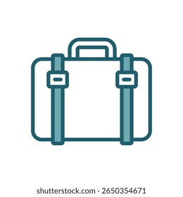 ícone de bagagem vetor modelo de design simples e limpo