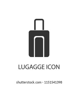 luggage icon vector illustration