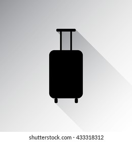 Luggage icon. Vector illustration