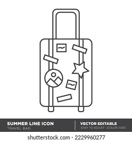 Gepäcksymbol, Vektorgrafik - Eps10