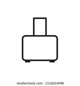 luggage icon Vector illustration, EPS10.