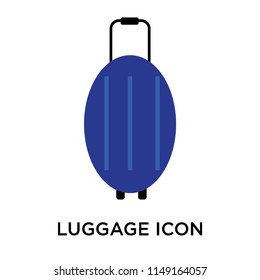 Luggage icon vector isolated on white background for your web and mobile app design, Luggage logo concept