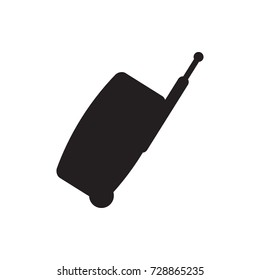 Luggage icon. Vector isolated icon for web and mobile on white background.