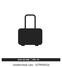 Luggage Icon Vector Logo Template Design Element 
