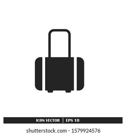 Luggage Icon Vector Logo Template Design Element 