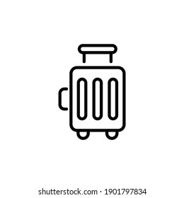 Luggage icon in vector. Logotype