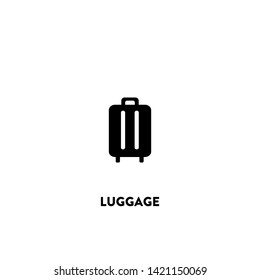 luggage icon vector. luggage sign on white background. luggage icon for web and app