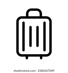 Luggage Icon Vector Symbol Design Illustration