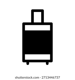 Ilustración de diseño de símbolo de Vector de icono de equipaje