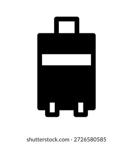 Ilustração de design de símbolo de vetor de ícone de bagagem