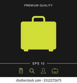 Luggage icon for web and mobile