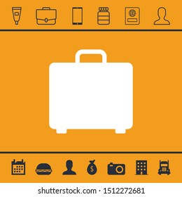 Luggage icon for web and mobile