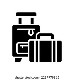 Gepäcksymbol für Ihre Website, Ihr Handy, Ihre Präsentation und Ihr Logo-Design.