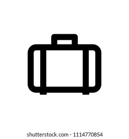 Luggage icon,vector illustration. Flat design style. vector luggage icon illustration isolated on White background, luggage icon Eps10. luggage icons graphic design vector symbols.