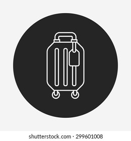 luggage line icon 