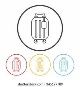 luggage line icon 